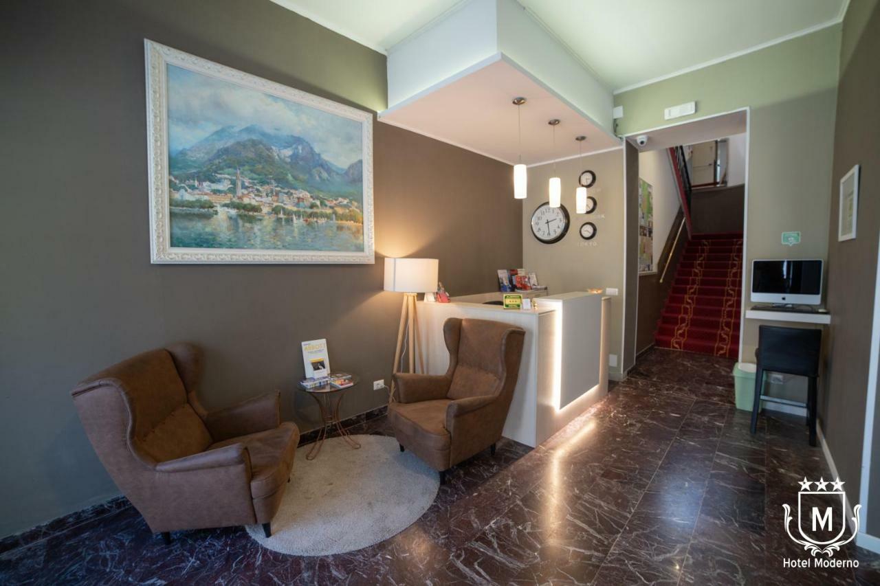 Hotel Moderno Леко Екстериор снимка